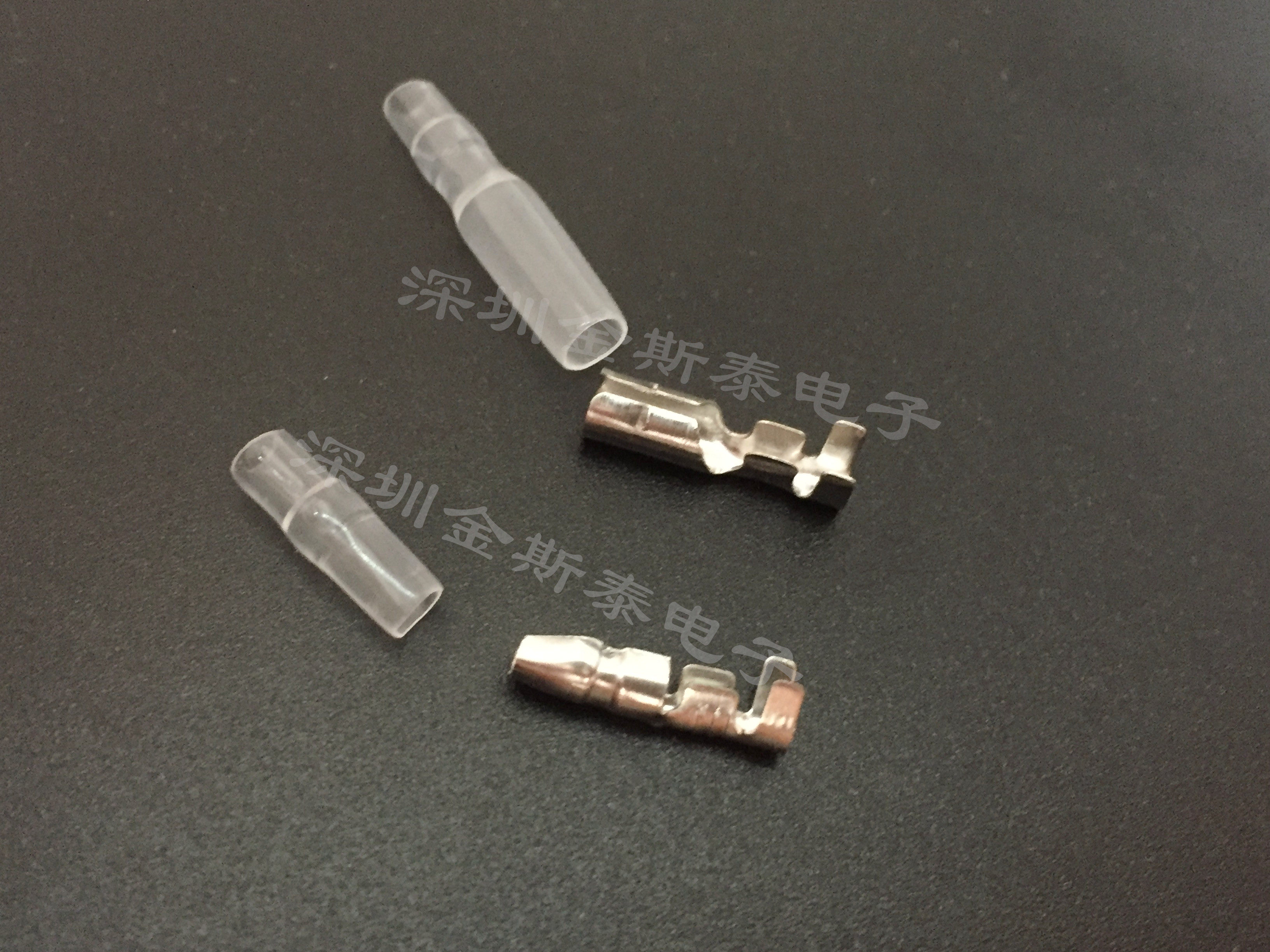 单孔插座插头 插簧4mm 子弹头端子 冷压接插件 公母对插 连接器