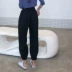 Xuân-Hè 2018 mới sang trọng có mùi cô gái lạ quần mỏng học sinh hoang dã thời trang rắn màu quần harem nữ