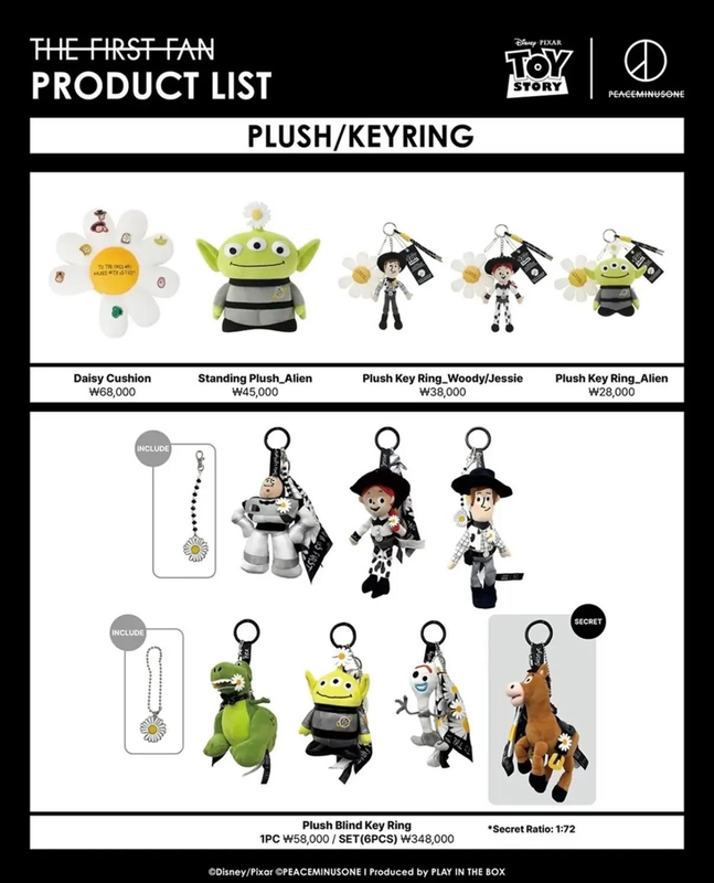 G-Dragon (Kwon Ji-Yeon) X Toy Story Limited Edition Merchandise Buzz Lightyear Woody Three-Eyed Alien Blind Box Keychain Figure G-Dragon (Kwon Ji-Yeon) X Toy Story Limited Edition Merchandise Buzz Lightyear Woody Three-Eyed Alien Blind Box Keychain Figure