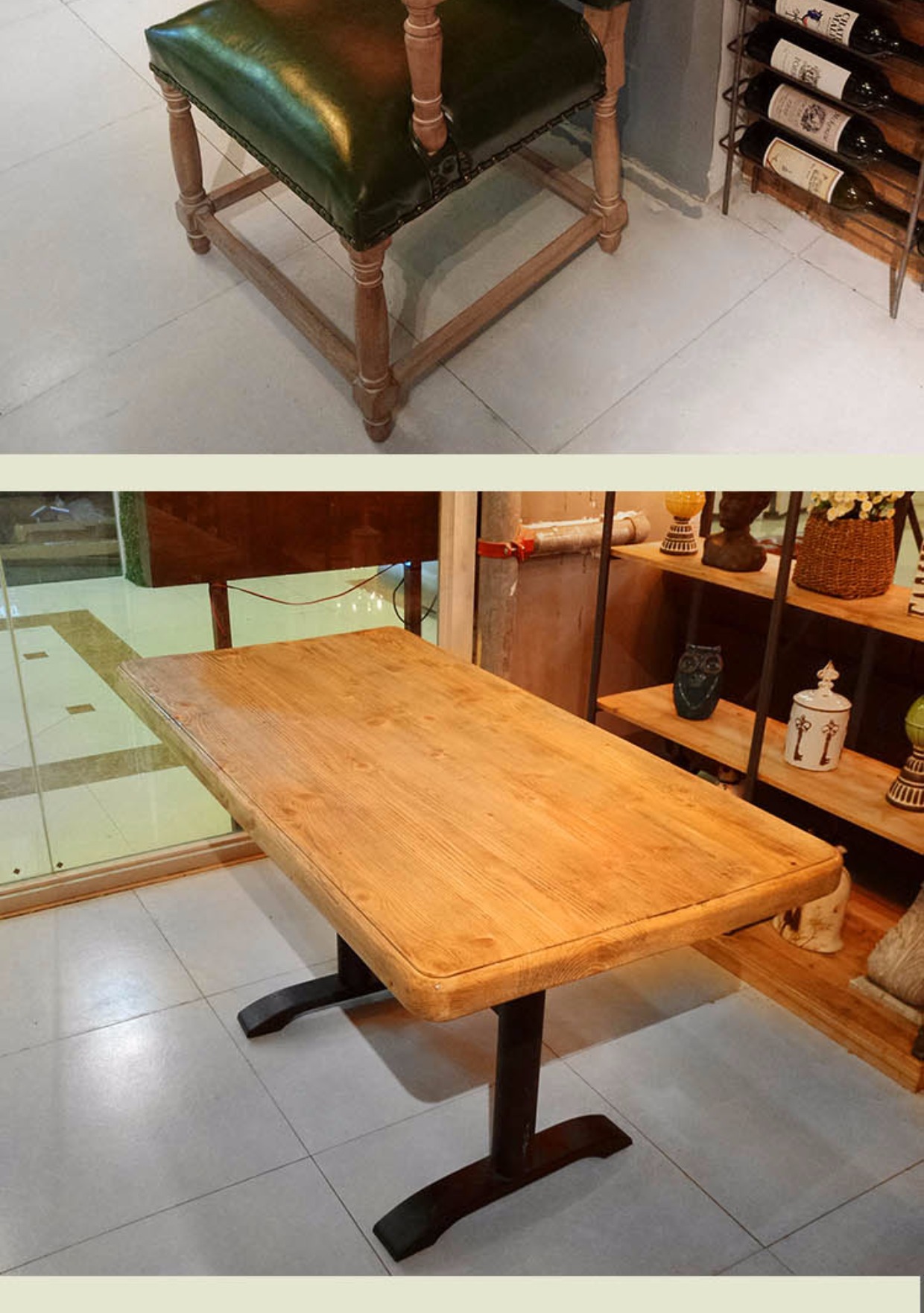 Nội thất gỗ óc chó âm nhạc bữa ăn ghế ăn khuếch tán bàn cà phê bàn ​​ghế đồ nội thất Mỹ retro rắn gỗ rèn bàn ăn và ghế - Nội thất văn phòng mua bàn ghế văn phòng