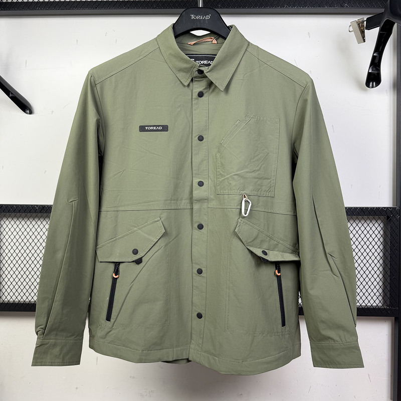 Pathfinder Hiking Long-Sleeved Men's Spring and Summer Lapel Casual Workwear Trendy Stretch Shirt Jacket Taeeam81206 Pathfinder Hiking Long-Sleeved Men's Spring and Summer Lapel Casual Workwear Trendy Stretch Shirt Jacket Taeeam81206