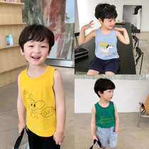 Qiqi No Tong Cang Baby Vest Girl Vest Children Hurdle Sleeveless Vest Summer Thin 2020 New Cartoon
