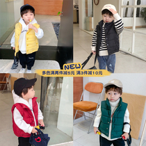 Qiqi Tong Cang baby vest autumn and winter 2019 new Korean boys cotton vest girls casual vest outside wear tide