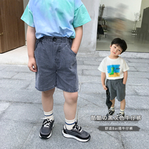 Qiqi number boy boy jeans summer thin childrens pants baby shorts baby casual pants 2020 New