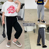 Qiqi Tong Cang baby sports pants boys pants Summer 2020 new children anti mosquito pants thin boy trousers