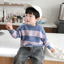 Qiqi Tong Cang Children Sweater Men and Women Pullover Knitted Top Baby Sweater 2019 New Korean 1-4 Years