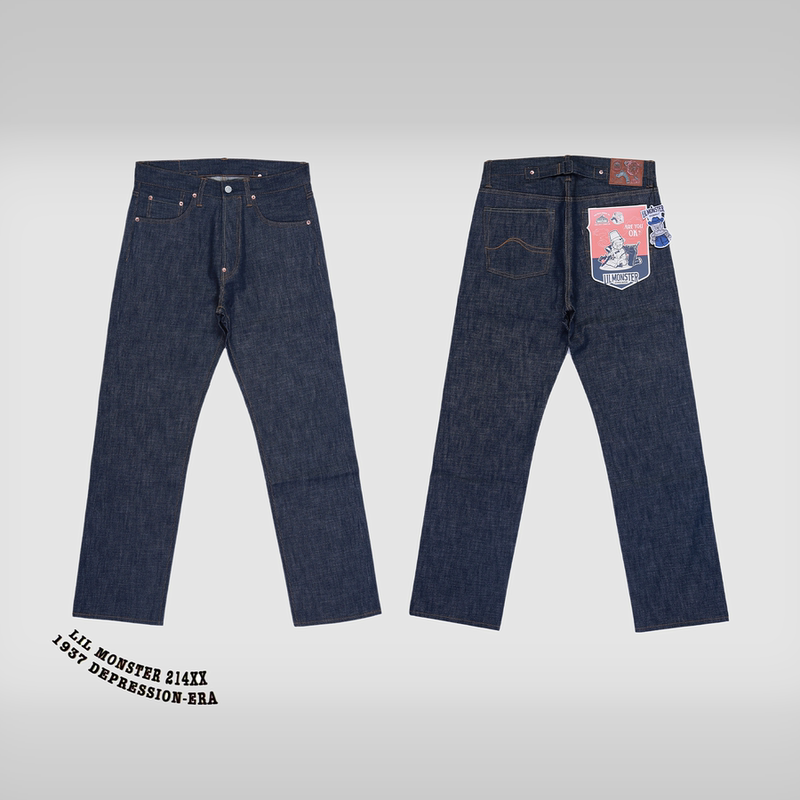 Lil Monster Jeans 214Xx Kaji Monster Anal Pants Original Color Jeans Replica 1937