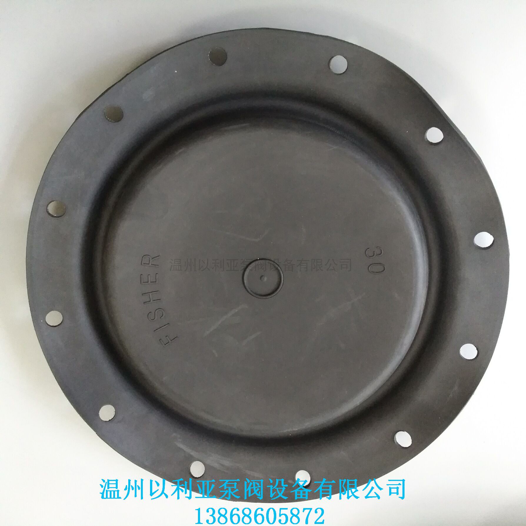Pneumatic control valve diaphragm Fisher diaphragm Buna-N rubber diaphragm lined with PTFE diaphragm cloth diaphragm