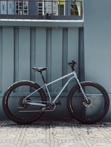 LKLM Cheerful Crossing Travel Frame Musketeers Crossing Mountain Bike Rack Wide Tire Single Disc