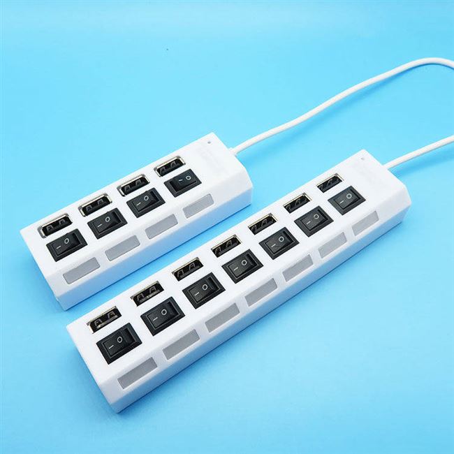 Máy tính xách tay usb splitter để mở rộng bảy máy tính chuyển đổi đa giao diện bàn phím chuột xử lý u đĩa - USB Aaccessories dây cáp máy tính