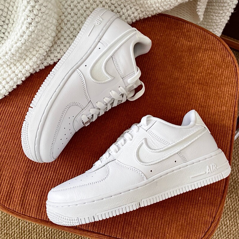 Nike Air Force 1 Af1 Low-Top Sneakers Women's White Shoes Breathable Fj7409-100