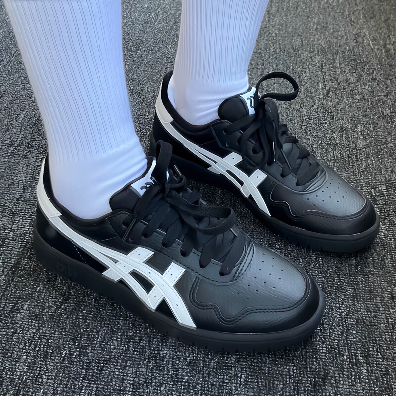 Asics Japan S Asics Comfortable and Wear-Resistant Men's and Women's Black and White Low-Top Casual Sneakers 1203A033-001 Asics Japan S Asics Comfortable and Wear-Resistant Men's and Women's Black and White Low-Top Casual Sneakers 1203A033-001