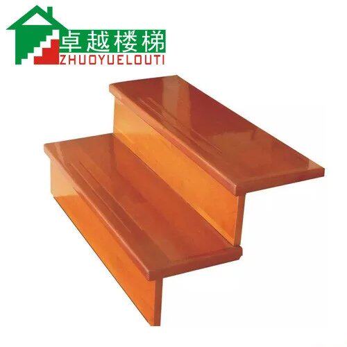 Solid wood stair tread board vertical plate arched plate stair pedal