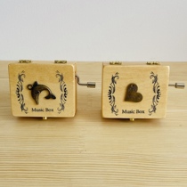 Hand-held music box Music box Creative wooden crafts busyboard busyboard DIY accessories parts