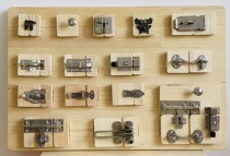 High quality buckle latch Drawer lock Busy plate accessories Switch door padlock screw Montessori early education anti-theft chain manual