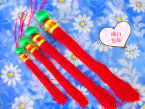 High-grade festive lantern hanging spike tassel mercerized ball size pendant decoration with handicrafts factory direct sales