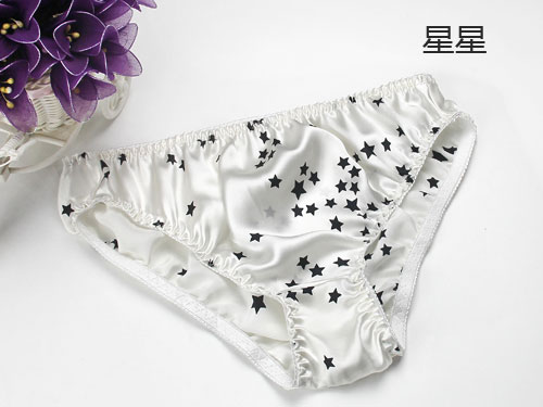 Sản phẩm mới Quần lót lụa 100% lụa của phụ nữ thắt lưng thấp tập tin bên trong lụa quần lót nam cotton