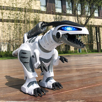 Dinosaur toy simulation animal oversized Tyrannosaurus Rex charging electric will go intelligent remote control robot children Boy