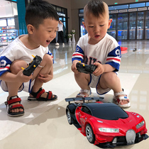 Induction remote control deformation car King Kong machine large remote control car rechargeable electric boy racing childrens toy car