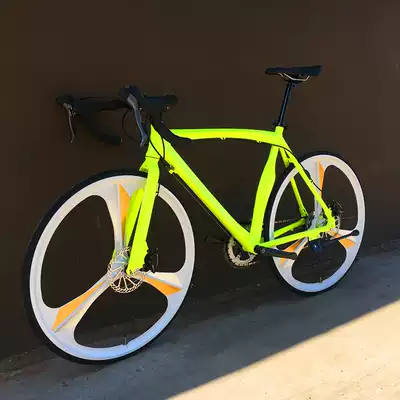 700C road car all-in-one wheel bicycle road race car Mountain bike double disc saber racing bike