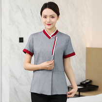 Cleaning Workwear Short Sleeves Women Hotel Rooms PA Keeper District Property Cleaners Aunt Summer Dress Custom PA