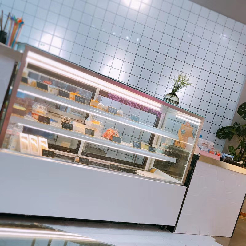 Cake Cabinet Refrigerated Display Case Commercial Fruit West Point Mousse Dessert Cabinet Small Desktop Air-cooled Preservation Cabinet Freezer Freezer
