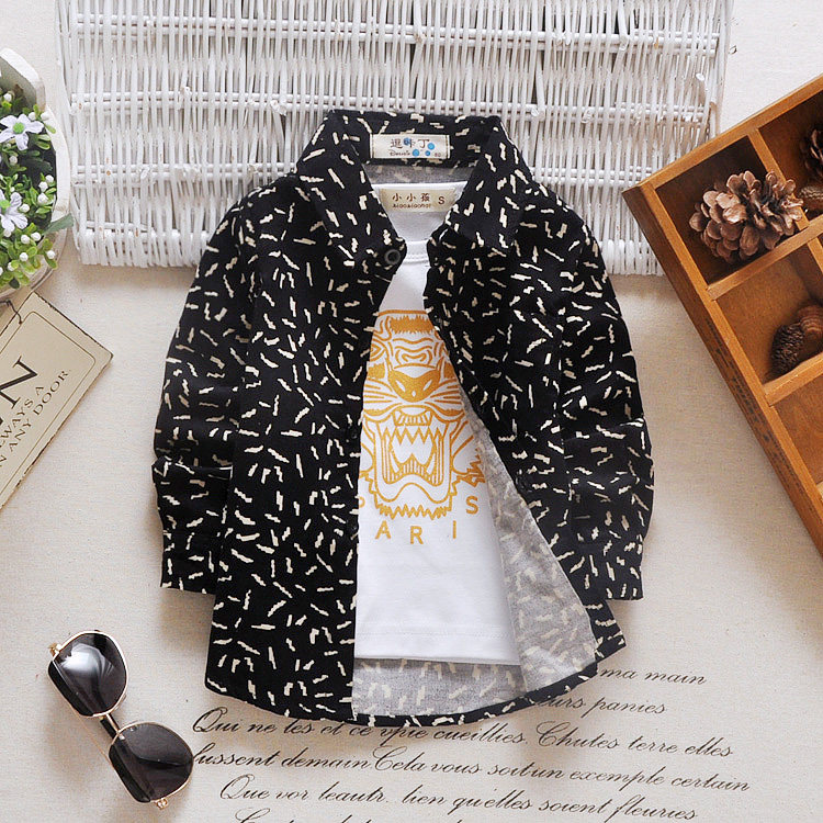 Chemise garcon à manche longue - Ref 2073669 Image 48