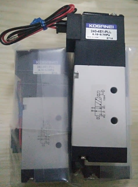 Small gold well KOGANEI Two-to-five electrified magnetic valve control valve 240-4E1-PLL