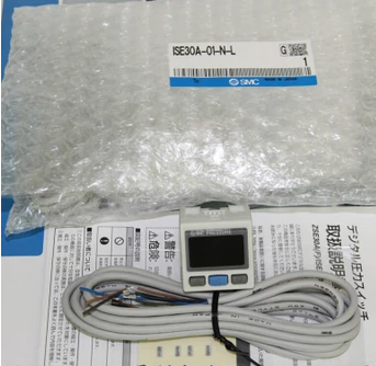 SMC New Original Dress New Type Digital Display Pressure Switch ISE30A-01-N-L1 8 Joint Positive Pressure