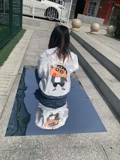 会变形的软镜子 制作哈哈镜的镜面板PC镜面贴魔术镜子可裁剪不碎