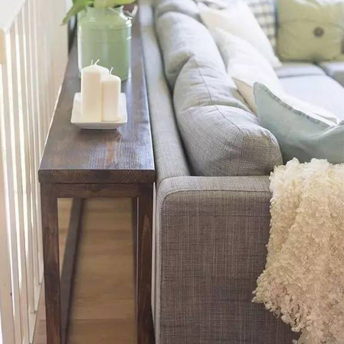 Simple modern living room floor-to-ceiling sofa rear rack simple bedroom storage creative space order bedside gap rack