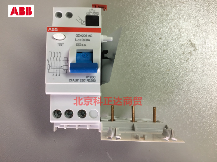 ABB 3P earth leakage switch accessories GDA203 AC-25 0 03 03 earth leakage GDA203 GDA203 C25 30MA