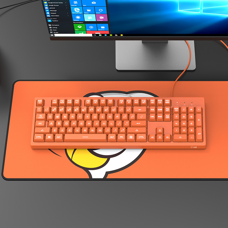 Lao Xu external device store Betta DKS100 true mechanical feel keyboard game eat chicken colorful luminous keycap wired