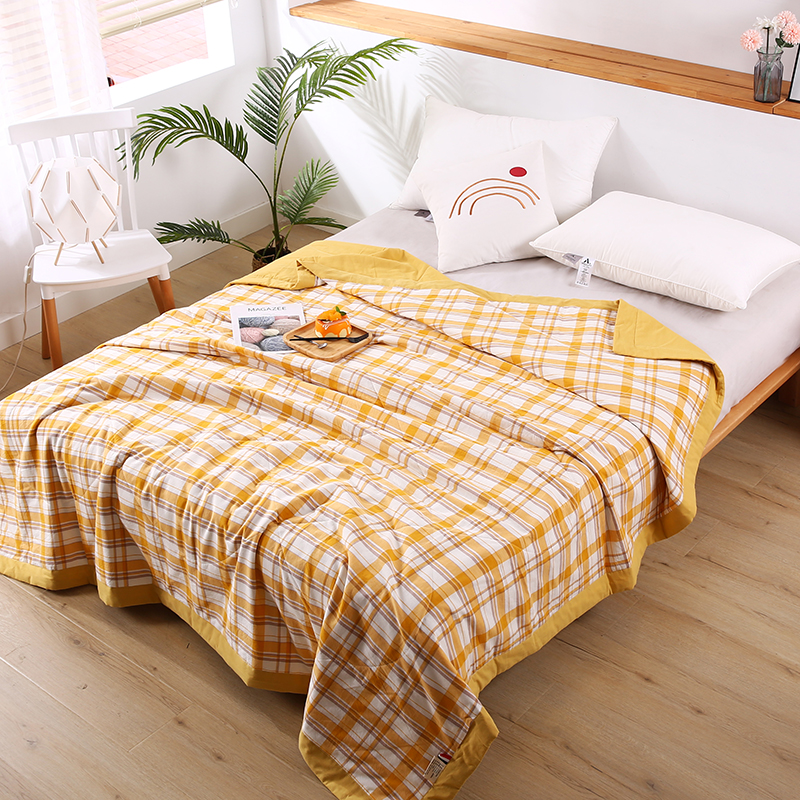 Cotton washable cotton summer quilt machine washable air-conditioned quilt summer cool quilt core pure cotton single double student thin quilt dormitory