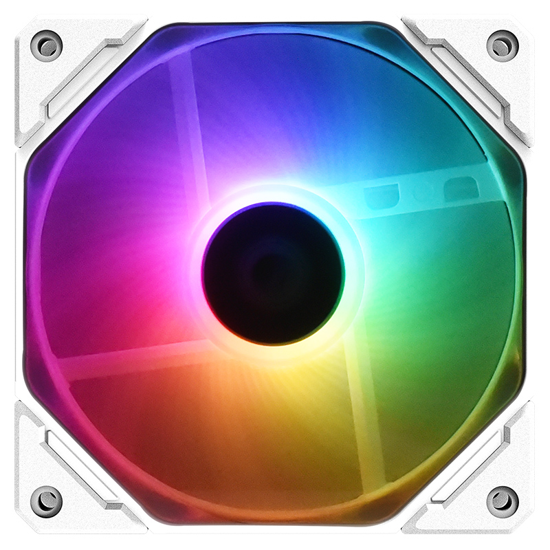 ID-COOLING TF-12025 white ARGB fan warmaster motherboard synchronous water-cooled radiator fan