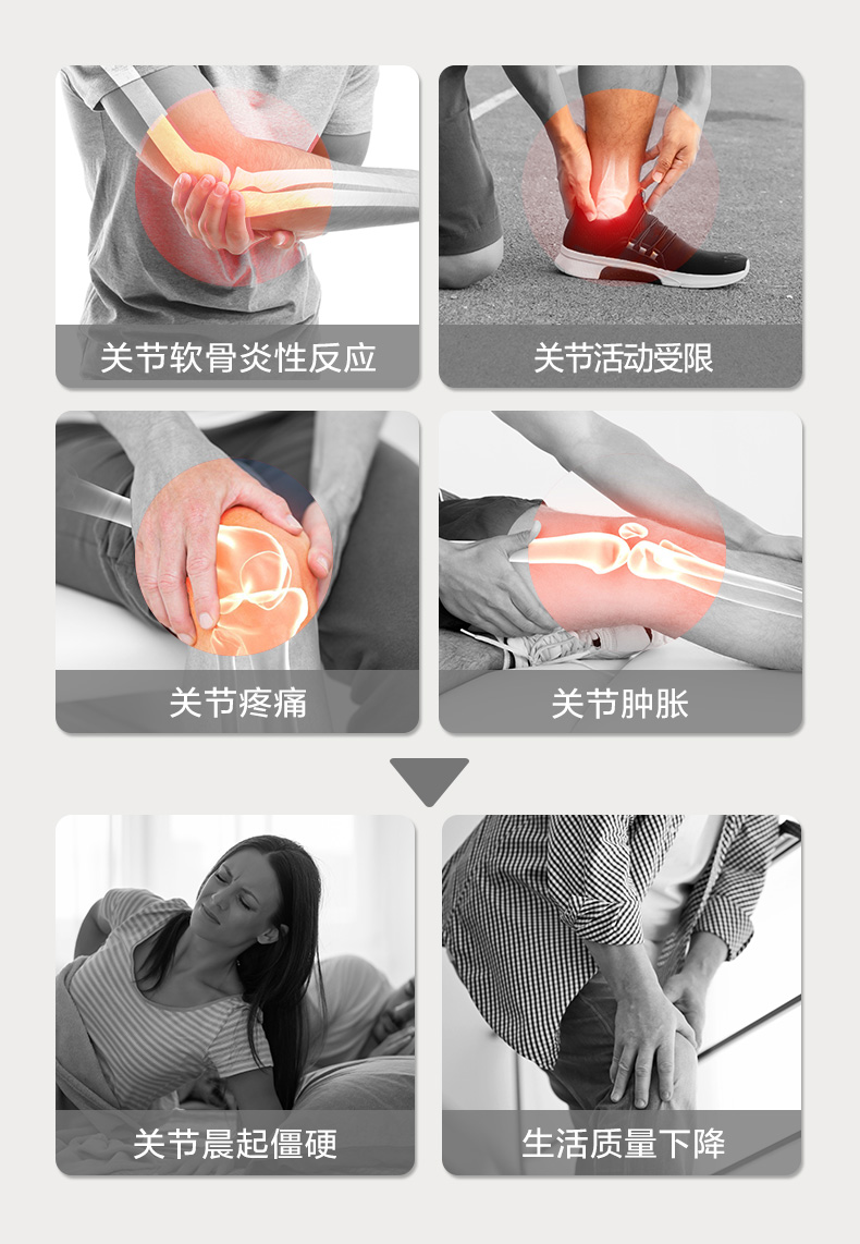 骨胶原蛋白维骨力软骨素白瓶75粒x3