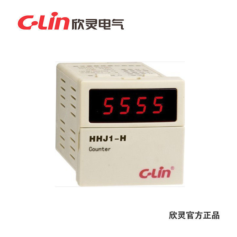 Hingling card HHJ1-H board rear wiring number of display counter relay to replace DHC5J-A