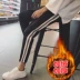 2018 mới cộng với quần bó sát nhung nữ sinh viên phiên bản Hàn Quốc của quần harem bf Harajuku lỏng lẻo quần dày mùa thu đông