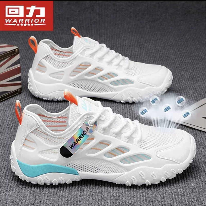 Pull-Back Sandals for Men, Summer Breathable Outdoor Wear, Non-Slip, Anti-Odor Beach Clogs, Outdoor Sports River-Tracing Shoes, Quick-Drying