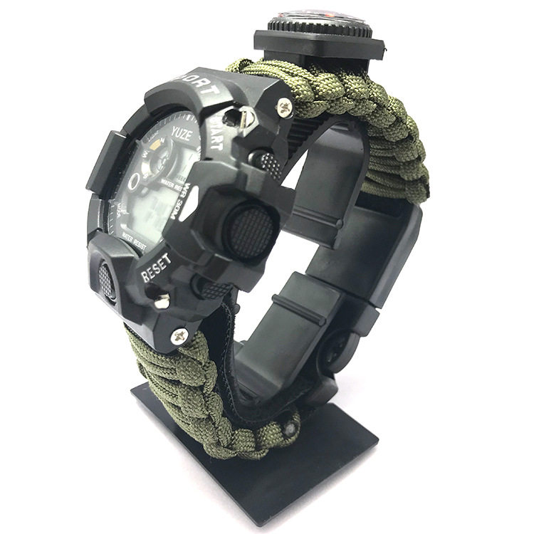 Wolf Warrior 2 outdoor waterproof paramarind watch multifunctional special forces equipped with wild survival mountain climbing camping supplies