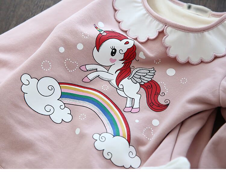 Áo thun bé gái mùa thu mới bé gái đáy quần cotton ve áo bé gái áo sơ mi búp bê phiên bản Hàn Quốc của các bé nhỏ áo phông thu đông bé gái đẹp