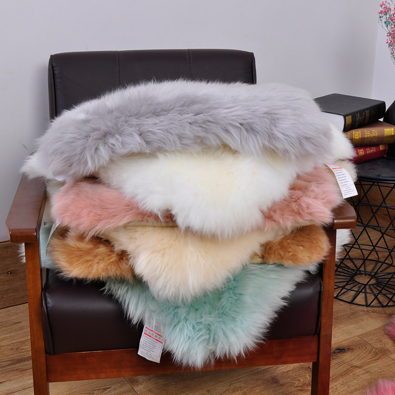 Jupark wool chair cushion wool sofa cushion Nordic minima gross wool cushion office chair cushion winter thickened warm