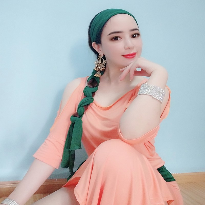 Belly dance robe practice clothes 2022 new skirt BALADE folk cane dance Modal Western style Oriental dance dance