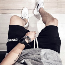 FOG double line Fear of god drawstring ESSENTIALS branch line high street trend loose mens sports shorts