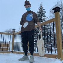 Kanye joint brand Kanye foam printing short sleeve T-shirt men trend West Street Jesus is King