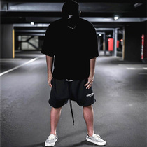 FOG double-line reflective ESSENTIALS Tide brand High Street men and women trend five-point FEAR OF GOD Summer Shorts