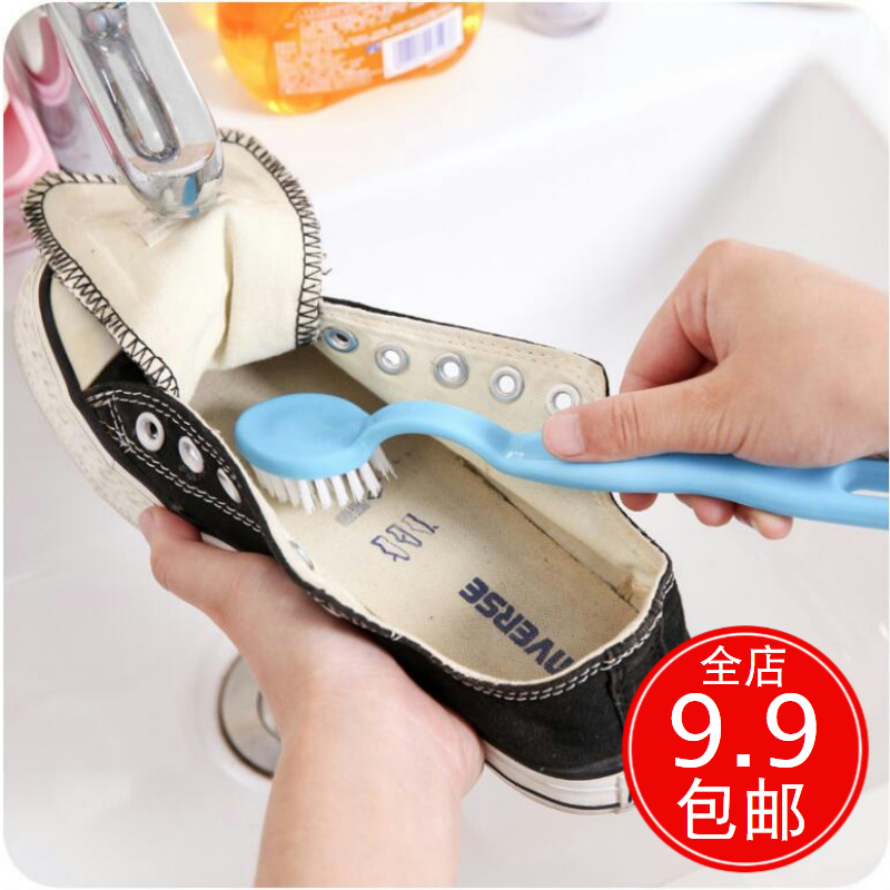 Long handle double head shoe washing brush multifunctional cleaning shoe insides brush decontamination shoe cleaning shoe brush special for shoe cleaning
