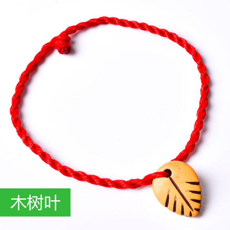 Cuộc sống thủ công tinh khiết dây đỏ vòng tay thời trang nam nữ vòng tay dây thừng trẻ em ác linh hồn an toàn đôi vòng đeo tay vòng vàng 18k