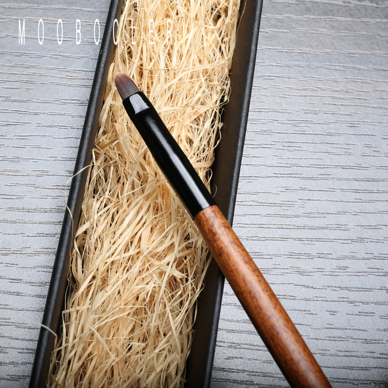MOOBOCLER Smooth fine eyeliner brush Eyeliner cream brush Hard head imported fiber professional makeup brush