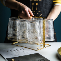 Sheri light and luxurious Nordic Wind glass Cup suit Home living room minimalist water cup Tea Cup Beer Creative Juice Cup